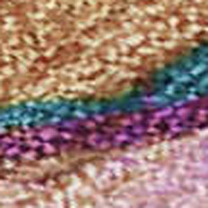HomeRoots 9' X 12' Versatile Sage Teal Blue & Blush Abstract Area Rug - Stylish, Washable, Indoor & Outdoor Use 629857
