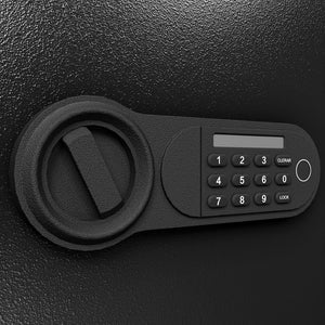 English Elm Steel Security Safe With Electronic Keypad - Heavy-Duty Lock Box For Valuables, Cash & Jewelry Storage W396P278366-GIGA