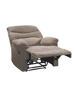 English Elm Light Brown Recliner - Luxurious Motion Chair With Pillow-Top Arms & Memory Foam For Ultimate Comfort B062P215436