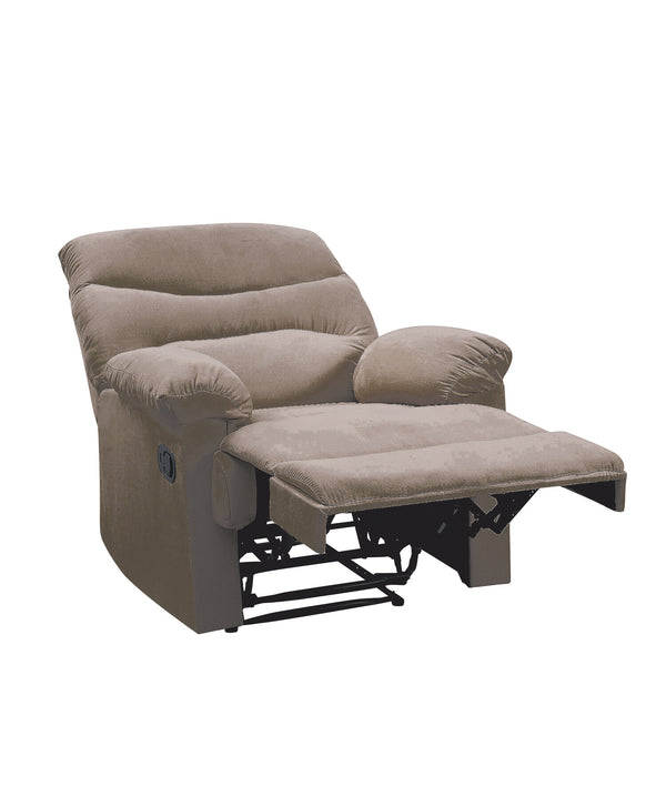English Elm Light Brown Recliner - Luxurious Motion Chair With Pillow-Top Arms & Memory Foam For Ultimate Comfort B062P215436