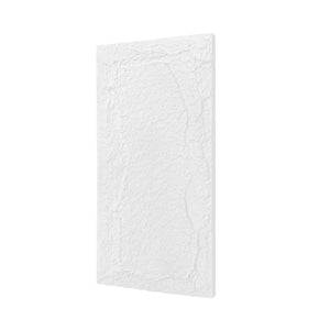 English Elm 3d Faux Stone Pu Wainscoting Panels Lightweight Waterproof Interior Accent Wall Set White Marble W347P478049