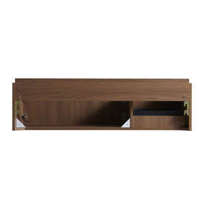English Elm 48" Muri Oak Woodgrain Plywood Bathroom Vanity Cabinet with Soft Close Doors W2615P279391