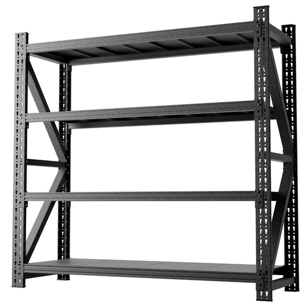 English Elm 5000lbs Industrial Cold-rolled Steel Shelving Unit for Garage Warehouse Storage W2735P457280