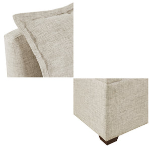 JLA Home INK+IVY - Modular modern armless chair for customizable sectionals — durable upholstery, sleek low-profile design Linen II100-0544