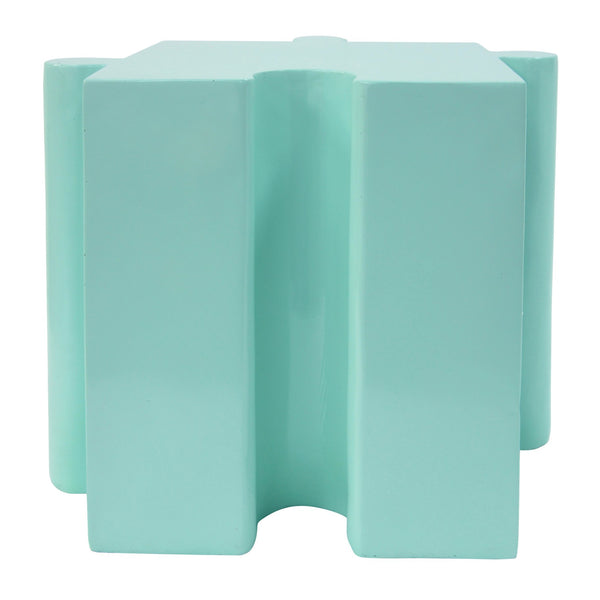 English Elm Christopher Knight Home® - Puzzle Art Side Table - Modular Light Green Mgo Table For Indoor/Outdoor Use, Custom Layouts & Durability N770P347931G