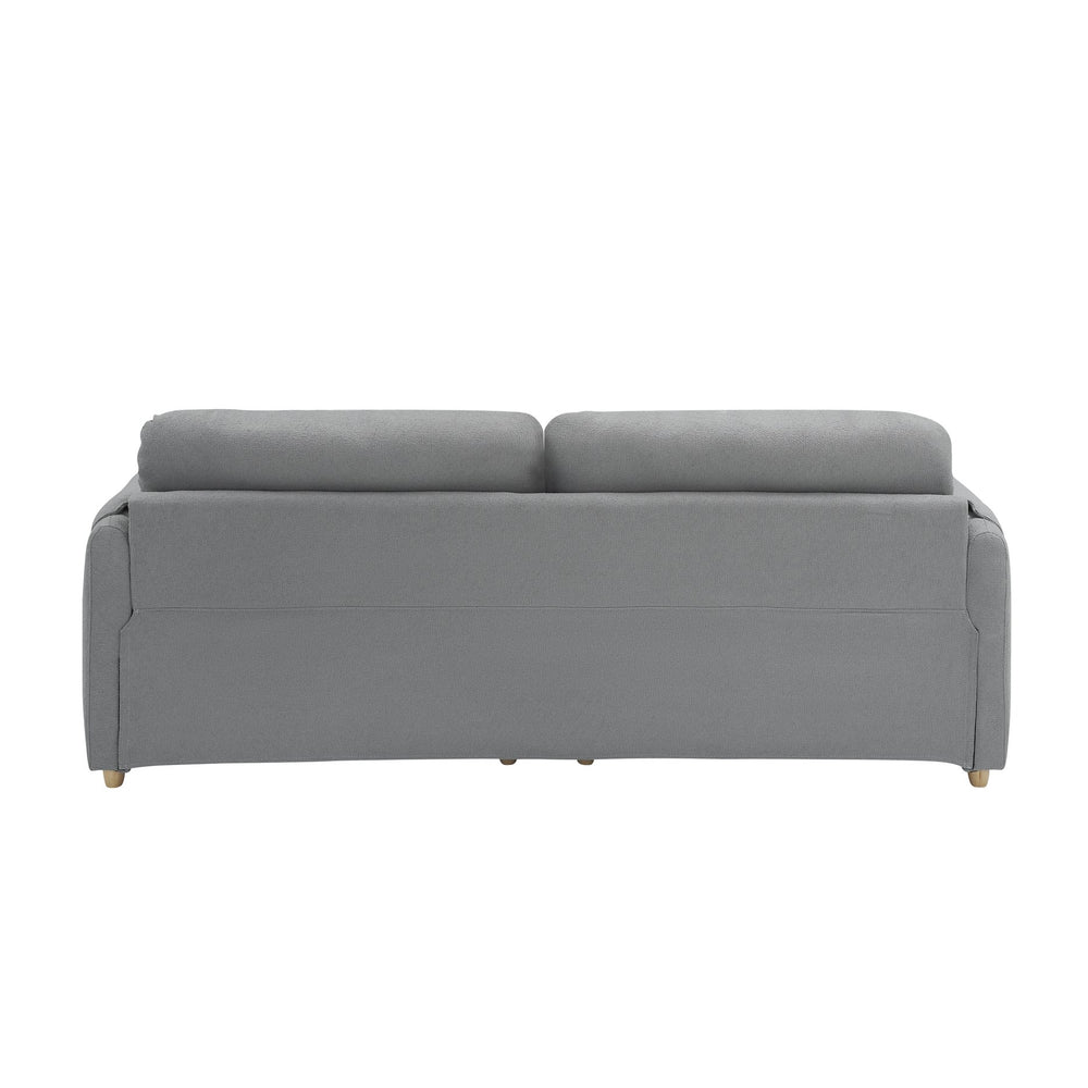 English Elm 79.50" Teddy Cotton-Linen Sofa With Metal Legs - Stylish 3-Seat Comfort For Modern Living Rooms W3356S00030