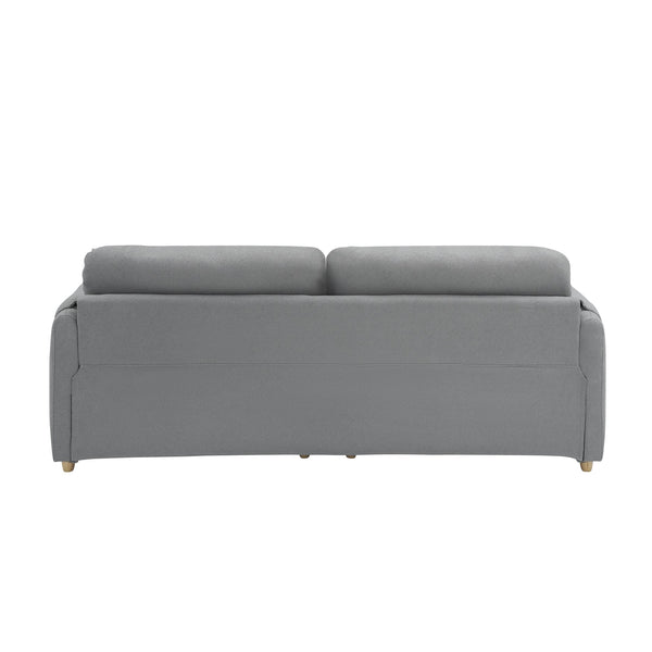 English Elm 79.50" Teddy Cotton-Linen Sofa With Metal Legs - Stylish 3-Seat Comfort For Modern Living Rooms W3356S00030