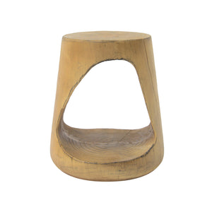 English Elm Christopher Knight Home® - MGO Hollow Side Table with Wood-Grain Texture, Durable Magnesium Oxide Build, Indoor/Outdoor Use Natural N770P212235N