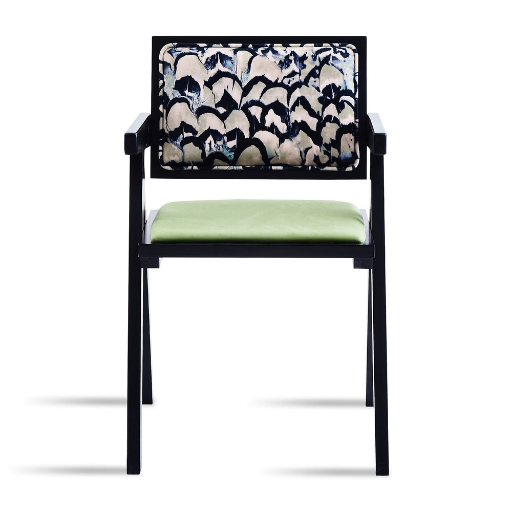 English Elm 2 Black Rubberwood Dining Chairs With Rattan-Style Seats – Medieval Elegance For Modern Spaces W2720P237609