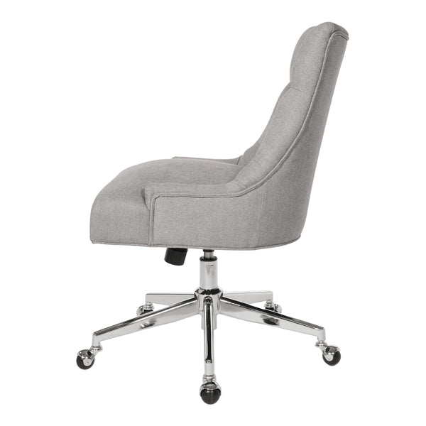 OSP Home Furnishings Amelia Office Chair Fog