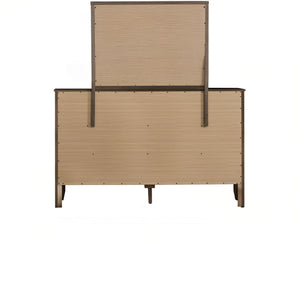 English Elm Daniel Assembled 5-Drawer Chest with English Dovetail Drawers, Metal Hardware & Solid Wood Frame Cappuccino 62 L x 40 W x 19 H B078P400750