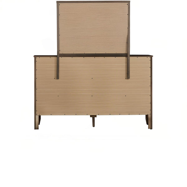 English Elm Daniel Assembled 5-Drawer Chest with English Dovetail Drawers, Metal Hardware & Solid Wood Frame Cappuccino 62 L x 40 W x 19 H B078P400750