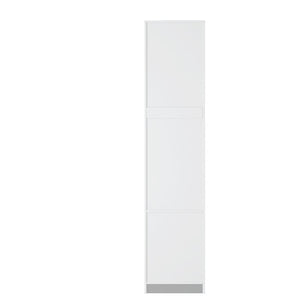 English Elm Standard Freestanding Pantry Cabinet Tall White Kitchen Storage with Drawers and Shelves W331P373802