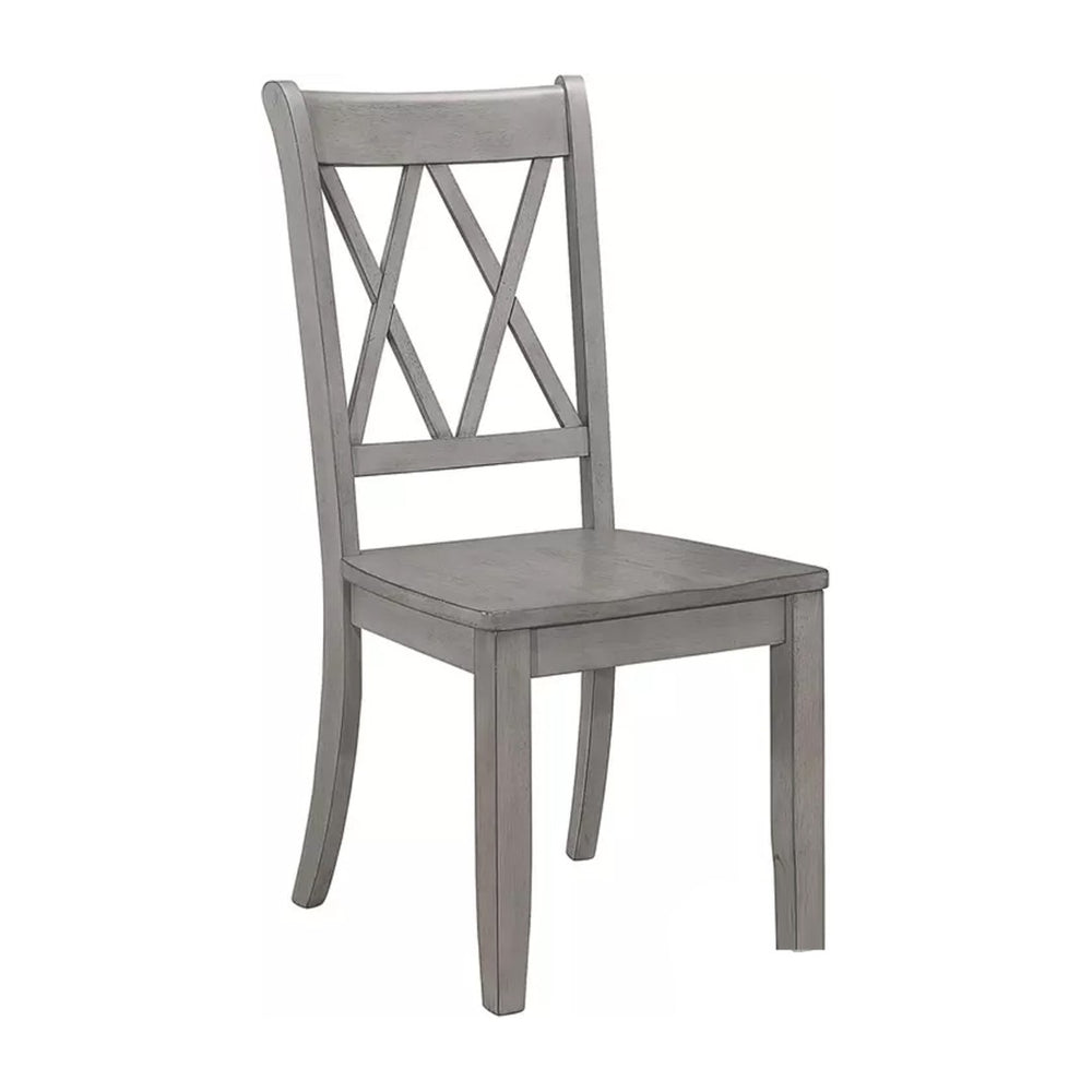 English Elm Andy Channel Tufted Velvet Dining Chairs Set of 2 with Sleek Black Wood Legs B056P417024