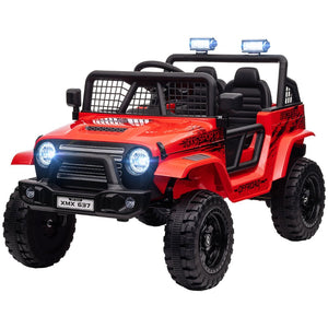 English Elm Qaba 12v Toddler Electric Motorcycle with Twist Throttle Rear Suspension Training Wheels Red W2225P249880