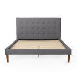 Christopher Knight Home® - Noble House - Upholstery Full Size Bed -Charcoal-Combo