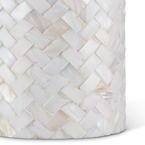 Meraki Mother-of-Pearl Table Lamp – Elegant Contemporary Design with Handcrafted Natural Beauty