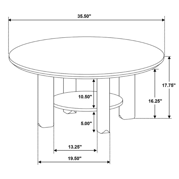English Elm Square Engineered Wood Cocktail Table Matte Black Pedestal Base Modern Living Room B016P469766