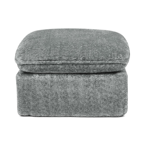 English Elm 107'' Boucle Modular Sectional Sofa Deep Cloud Cushions Reversible Chaise Living Room Grey W1413S00164