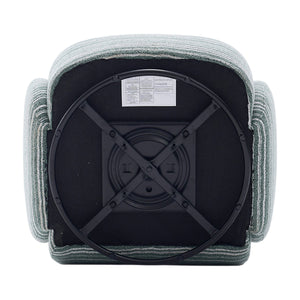 English Elm Modern 360° Swivel Boucle Armchair with High-Resilience Sponge, 550lb Capacity, Cozy Lounge Accent Chair Mint Green W395P355484