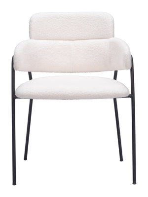 Marcel Dining Chair - Set of 2 Cream 109663 Zuo Modern