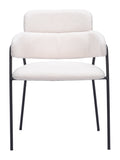 Marcel Dining Chair - Set of 2 Cream 109663 Zuo Modern