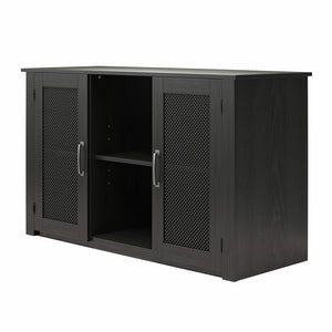 English Elm 55 Gallon Aquarium Terrarium Stand with Mesh Doors Open Storage Industrial Frame B2733P436848