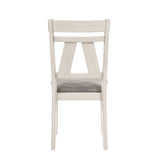 English Elm Taeya White Side Chair With Tapered Legs (Set Of 2)