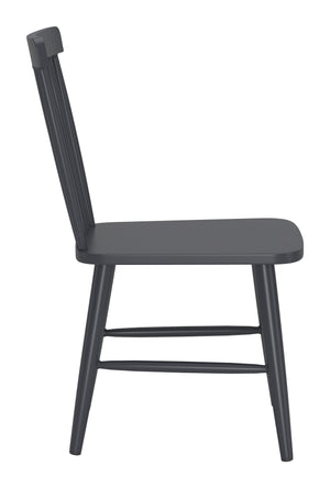 Zuo Modern Zeilen Dining Chair Set Of 2 - Modern, Versatile Aluminum Seating For Chic Home Décor & Style Black Aluminum 704085-zuo-modern