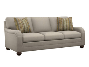 Lexington Bristol English Arm Sofa with Ultra Down Cushions and Bun Feet for Formal Living Rooms 6300-33-72
