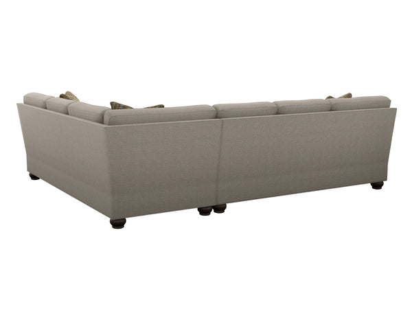 Lexington Bristol Contemporary Sectional with Deep Seating and Tailored Upholstery for Living Rooms 6300-50S-72