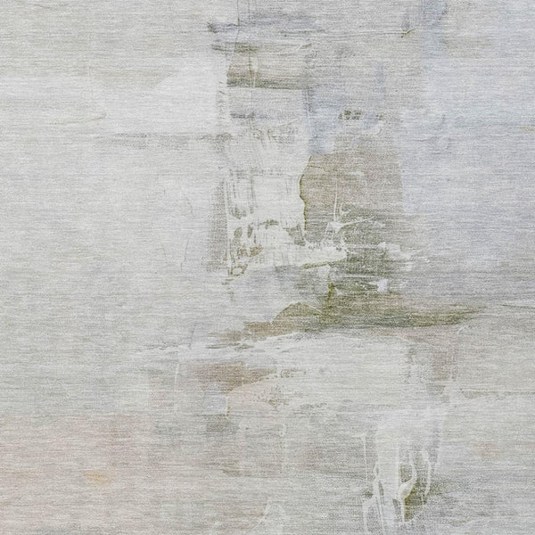 HomeRoots 10' Stylish Linen and Gray Abstract Washable Area Rug - Durable Indoor/Outdoor Design for Any Space 630080