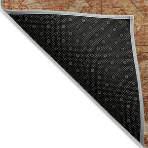 HomeRoots 10' X 14' Terra Cotta Geometric Indoor Outdoor Area Rug - Durable, Washable, Stylish & Versatile Design 630230