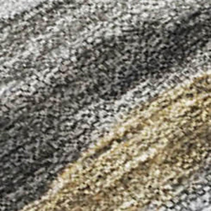 HomeRoots 5' X 8' Elegant Silver Gray & Beige Floral Area Rug – Washable, Durable for Indoor & Outdoor Use! 630358