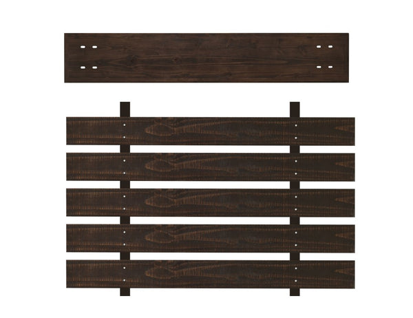 96 Inch Rustic Solid Wood Entertainment Center for Spacious Living Room Media Storage