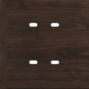 96 Inch Rustic Solid Wood Entertainment Center for Spacious Living Room Media Storage