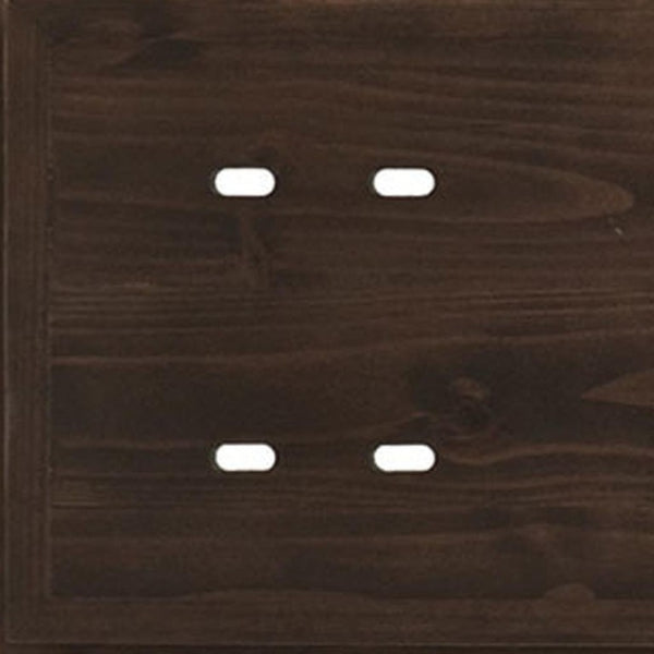 96 Inch Rustic Solid Wood Entertainment Center for Spacious Living Room Media Storage
