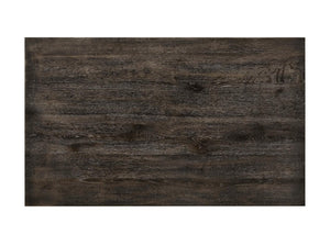 60 Inch Wood Dining Table Seats Six Solid Modern Farmhouse Style for Kitchen Gatherings