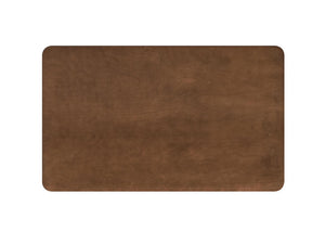 59 Inch Wood Dining Table Seats Four with Modern Style for Kitchen Gatherings