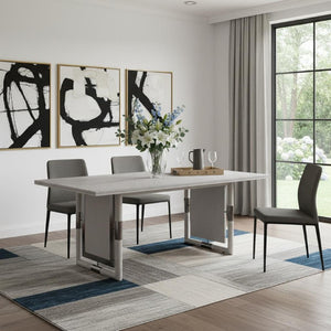 72 Inch Solid Wood Double Pedestal Dining Table Seats Eight for Elegant Gatherings