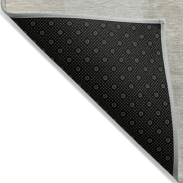 HomeRoots 5' Stylish Beige and Taupe Abstract Area Rug - Durable, Washable, Perfect for Indoor and Outdoor Use 5' X 8' 630430