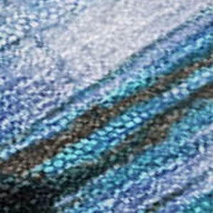 HomeRoots 5' Abstract Blue and Charcoal Washable Area Rug - Durable, Stylish Design for Indoor and Outdoor Spaces 8' X 10' 630468