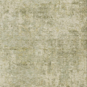 HomeRoots 5' Sage and Beige Abstract Area Rug - Stylish, Washable Design for Indoor and Outdoor Spaces 5' X 8' 630538