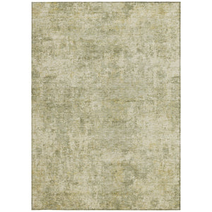 HomeRoots 5' Sage and Beige Abstract Area Rug - Stylish, Washable Design for Indoor and Outdoor Spaces 10' X 14' 630542