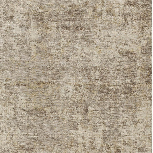 HomeRoots 5' Stylish Taupe and Beige Abstract Area Rug for Indoor Outdoor Use – Durable, Washable, Versatile Design 8' X 10' 630552