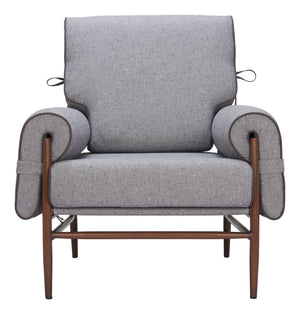 Klem Accent Chair Gray 110205 Zuo Modern