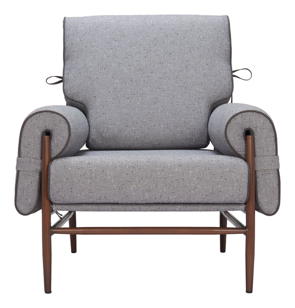 Klem Accent Chair Gray 110205 Zuo Modern