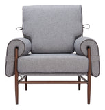 Klem Accent Chair Gray 110205 Zuo Modern