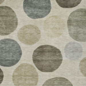 HomeRoots 5' Stylish Taupe Beige and Ivory Geometric Area Rug - Durable, Washable for Indoor and Outdoor Use 10' X 14' 630602