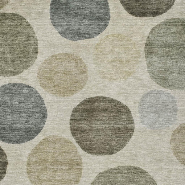 HomeRoots 5' Stylish Taupe Beige and Ivory Geometric Area Rug - Durable, Washable for Indoor and Outdoor Use 10' X 14' 630602